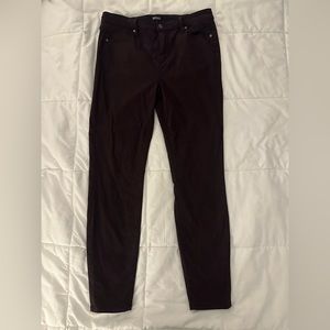 High-Rise skinny pants size 8 deep plum color